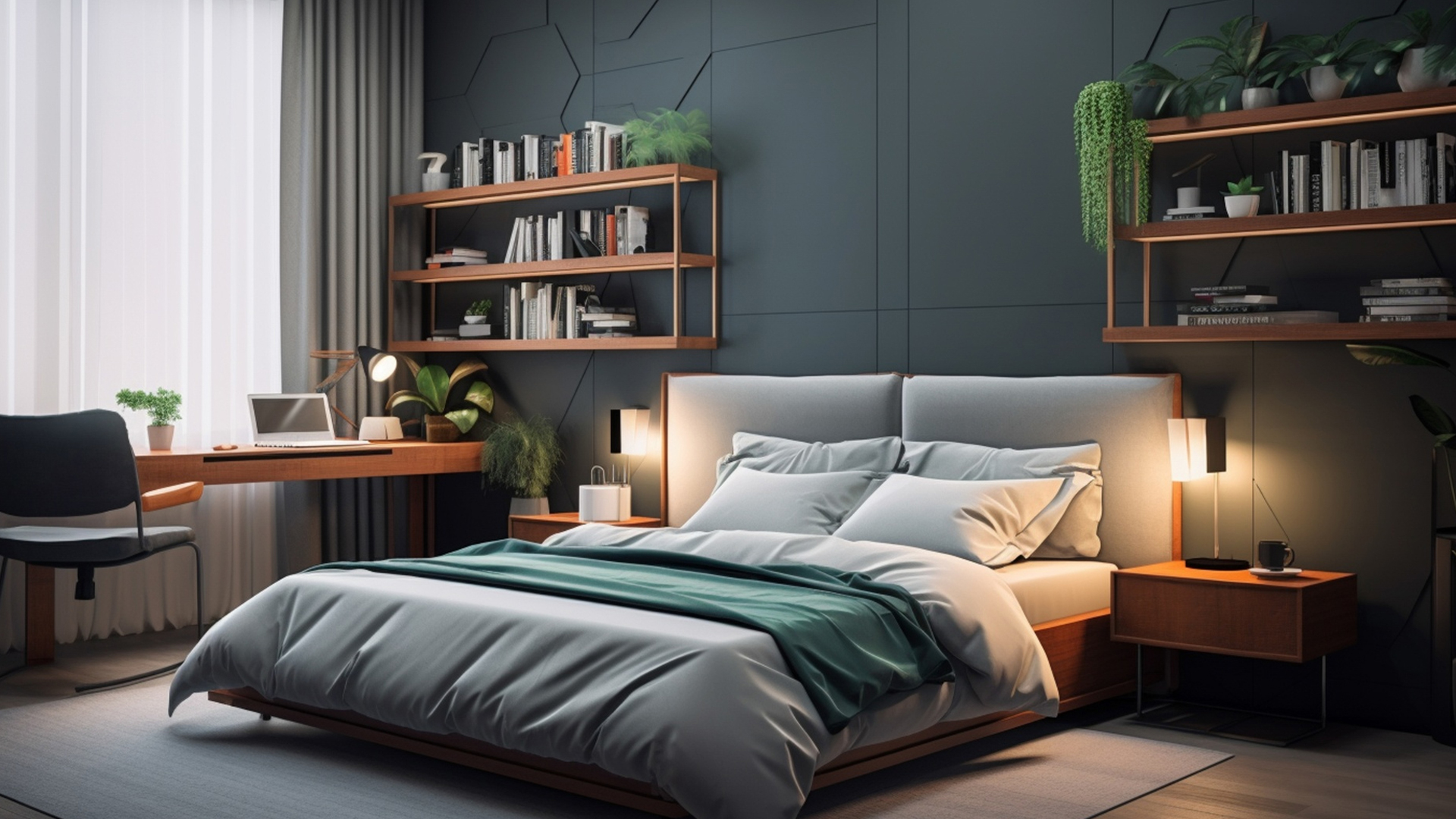 Green Furniture - Modern sustainable living room and bedroom interior design